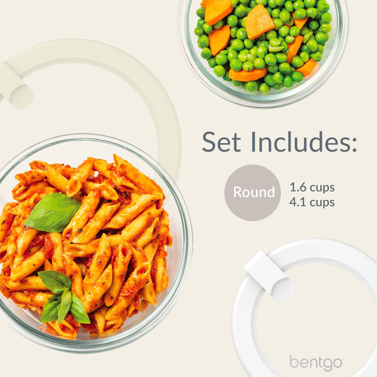 Bentgo Signature Glass Food Storage Set (4-Piece)