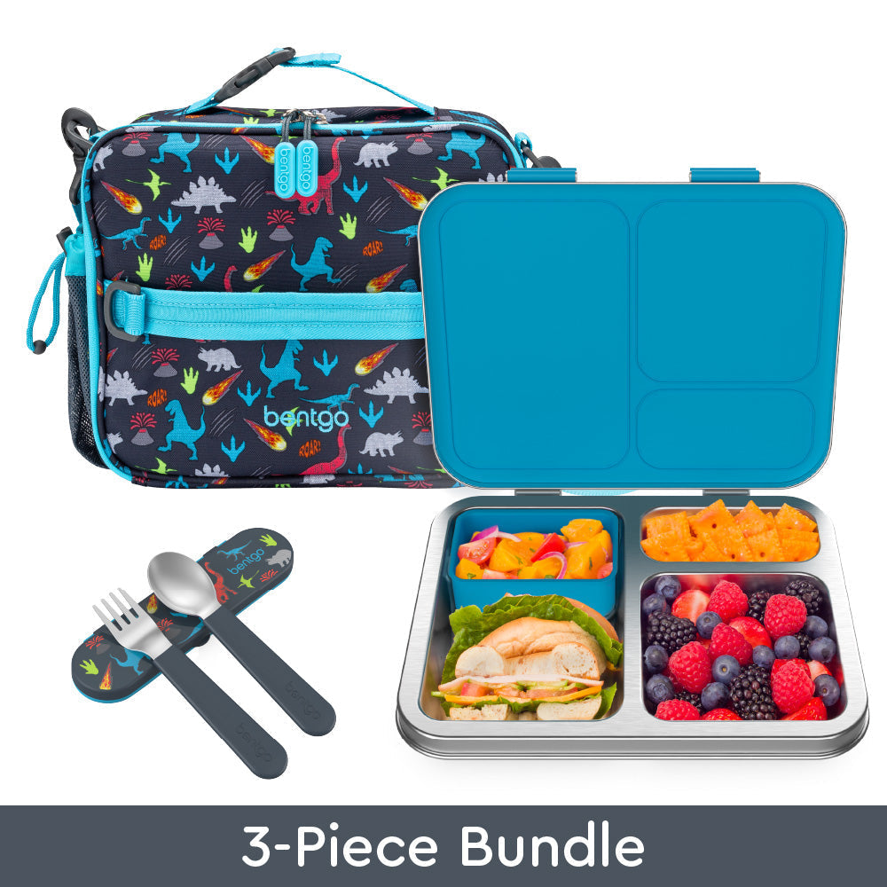 Bentgo Kids Stainless Steel Lunch Set - Dinosaur