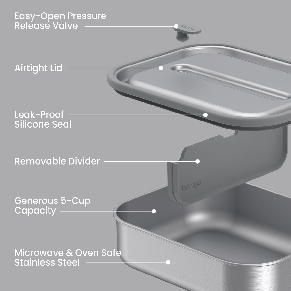 Bentgo MicroSteel Lunch Box