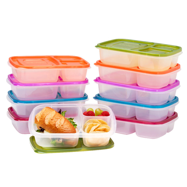 Bentgo Easyboxes 3-Compartment Food Containers 20-Piece Set T1