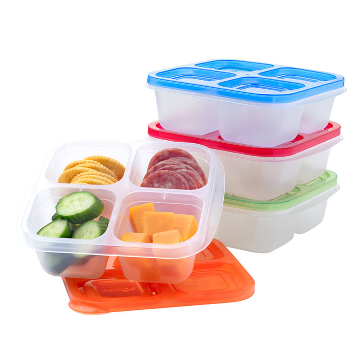 Bentgo Easyboxes 4-Compartment Snack Containers 8-Piece Set A6