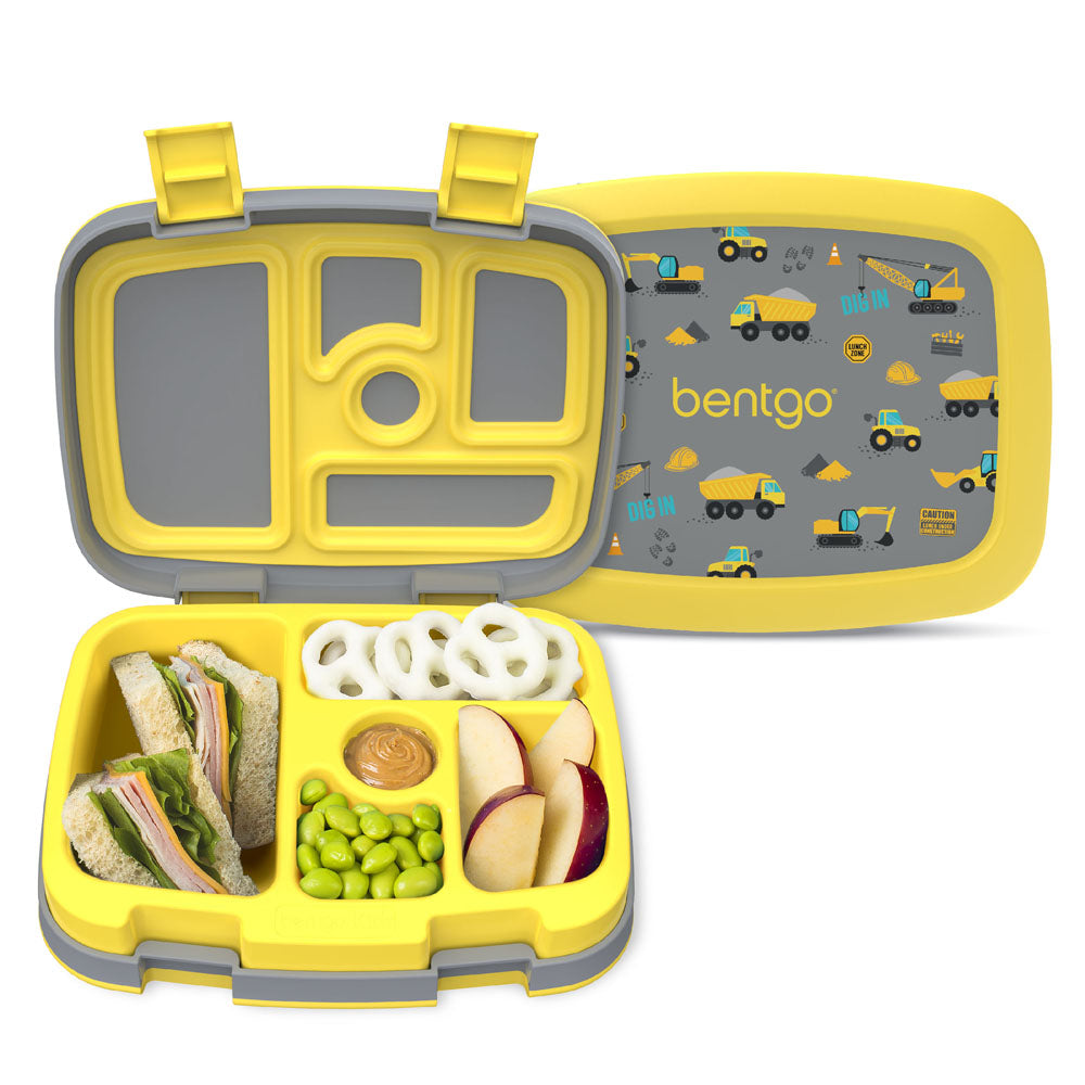 Bentgo Kids Prints Lunch Box - Construction Trucks