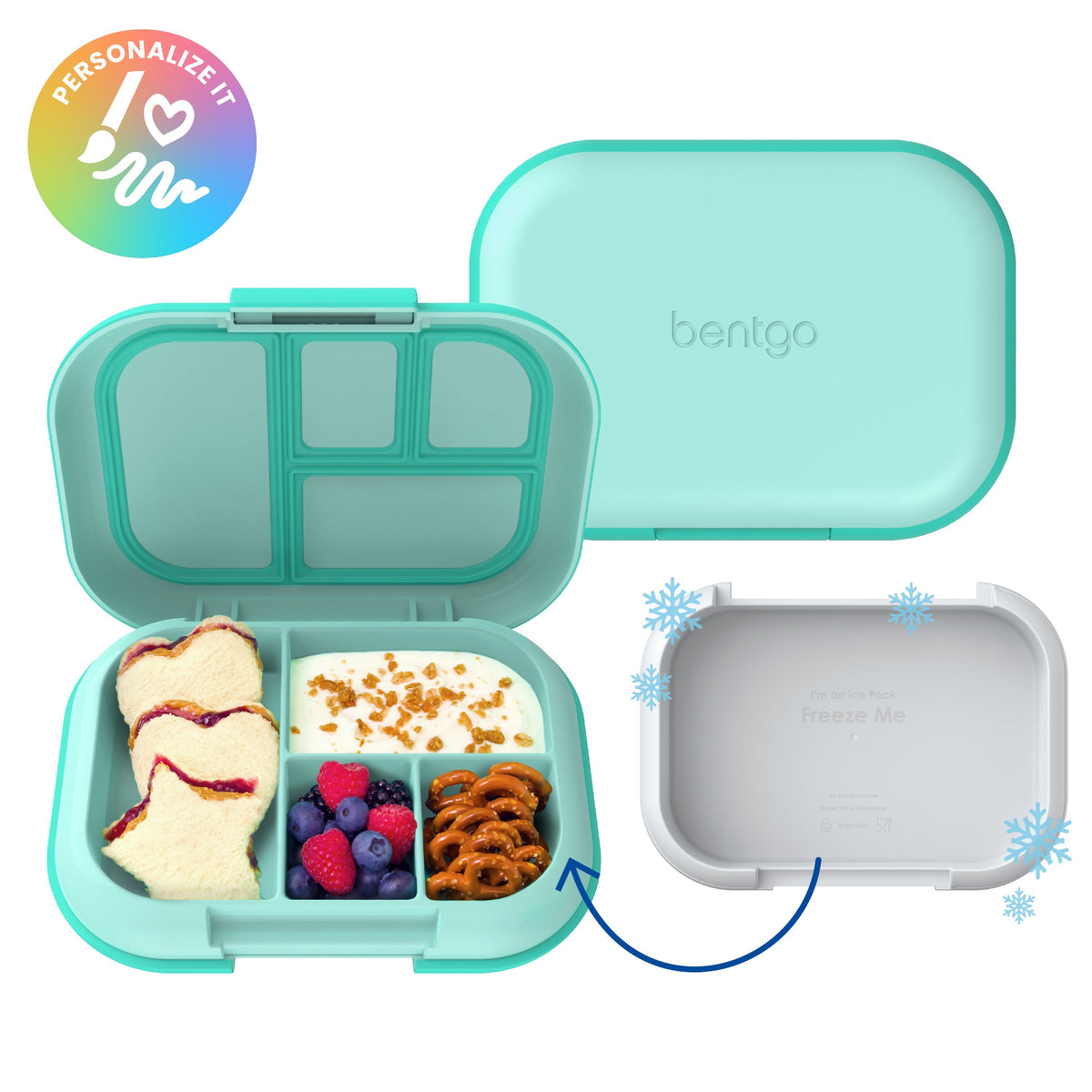 Bentgo Chill Kids Lunch Box - Aqua