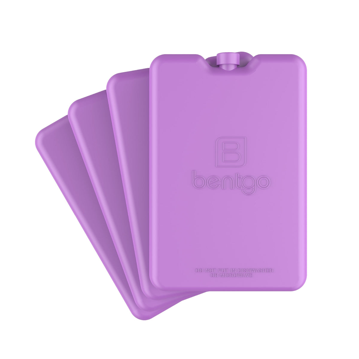 Bentgo Chillers Reusable Ice Packs (4-Pack) - Purple