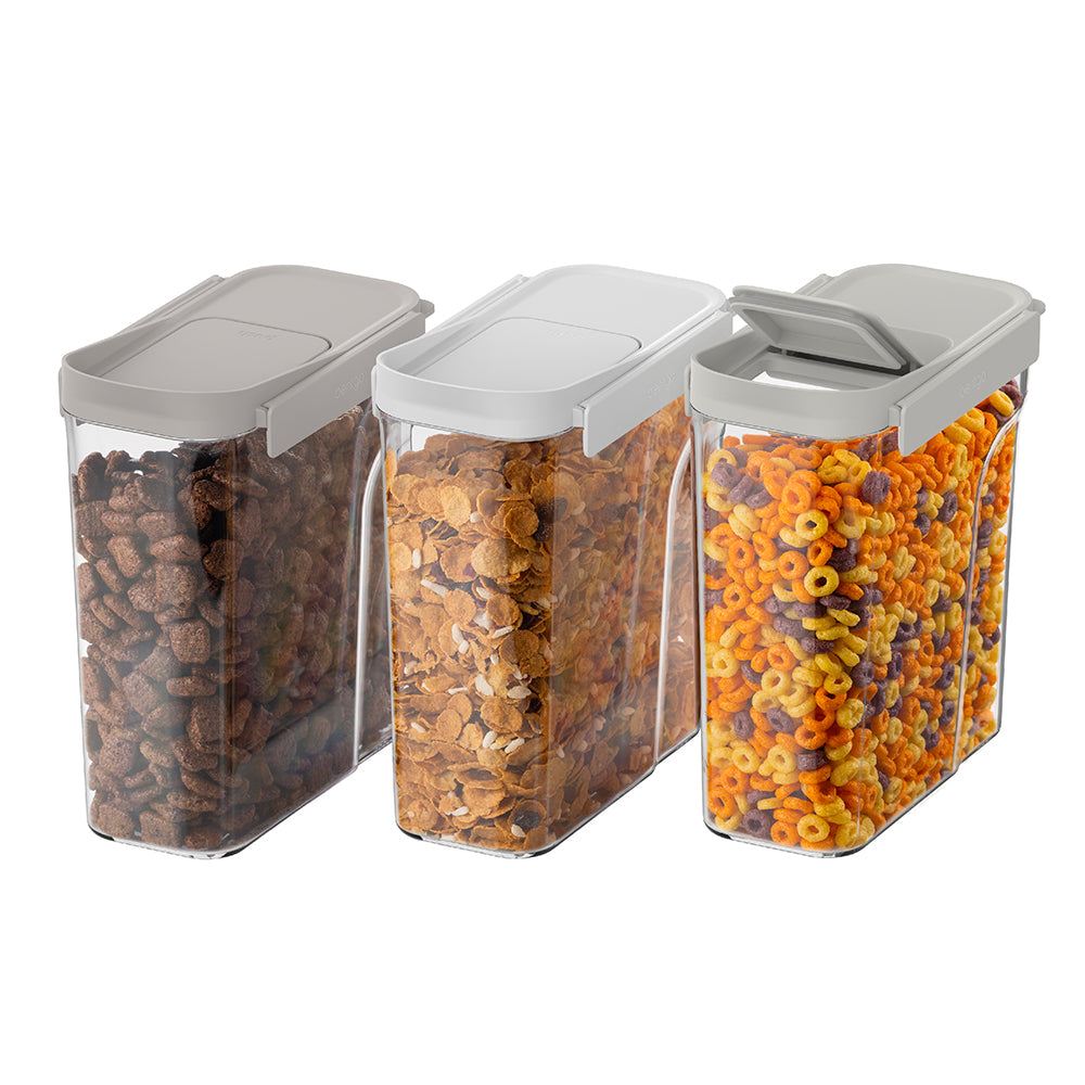 Bentgo Pantry Airtight Cereal Containers (6-pcs) - White Stone