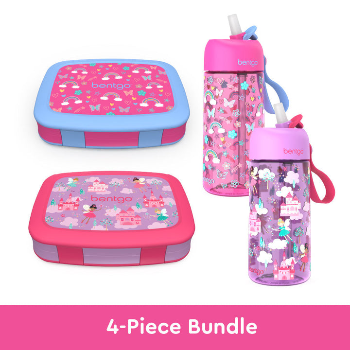 Bentgo Kids Prints Lunch Boxes & Water Bottles U7
