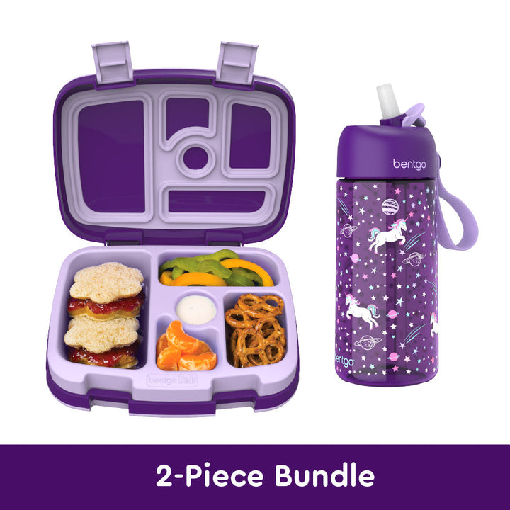 Bentgo Kids Prints Lunch Box & Water Bottle F9